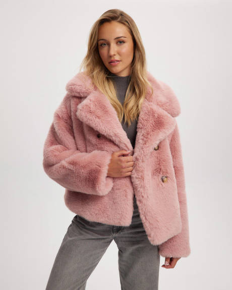 Noize - Loretta Short Vegan Fur Coat