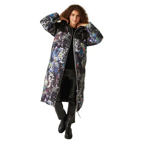 Regatta - Womens/Ladies Christian Lacroix Milhaud Paint Splatter Longline Padded Jacket