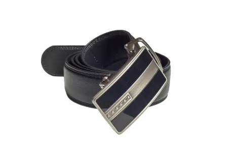 CHAMPS Leather Automatic and Adjustable Belt, Black