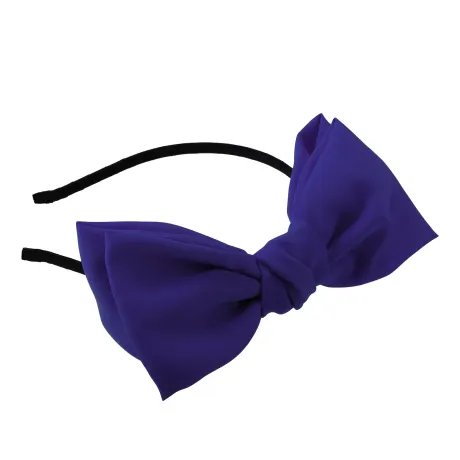 Allegra K - Bandeau à nœud papillon en satin, bandeau à la mode