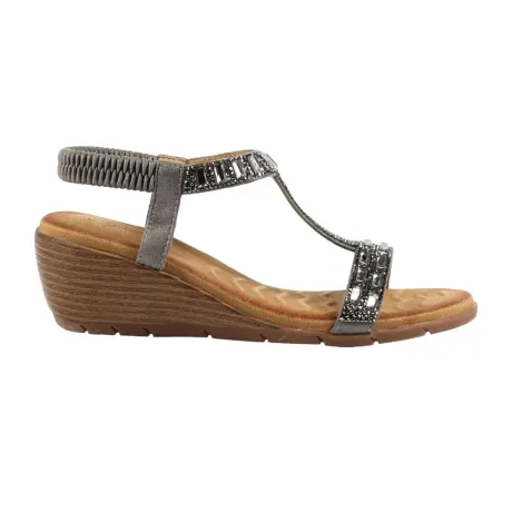 Lunar - Womens/Ladies Macie Wedge Sandals