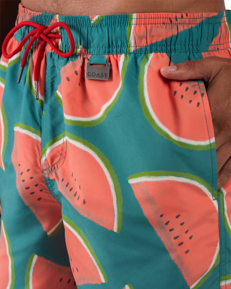 Coast Clothing Co. - Watermelon Swim Shorts