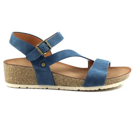 Lunar - Womens/Ladies Cluster Wedge Sandals