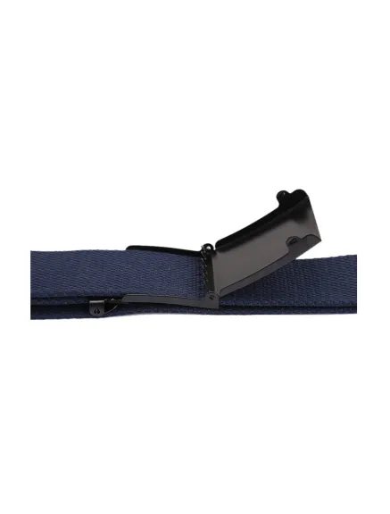 Unique Bargains- Ceinture réglable en toile unisexe avec boucle coulissante