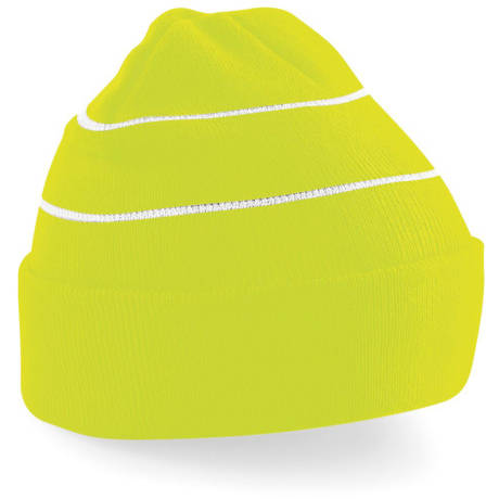 Beechfield - Enhanced-viz Hi-Vis Knitted Winter Hat