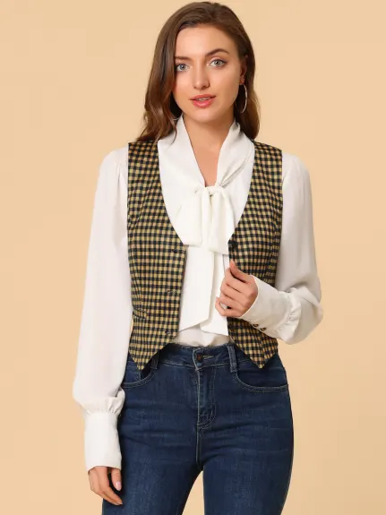 Allegra K- Gilet de costume polyvalent à dos nageur pour femme