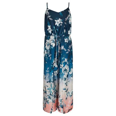 APRICOT Ombre Floral Split Leg Jumpsuit