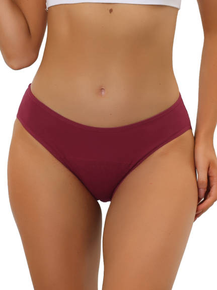 Allegra K- Mid-Rise Hipster Panties Pack, Combo1