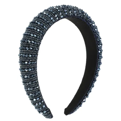 Unique Bargains- Bandeau scintillant en strass orné de cristaux