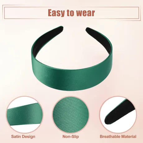 Unique Bargains- Wide Satin Headband