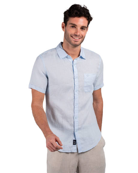 Coast Clothing Co. - Chemise en lin à manches courtes