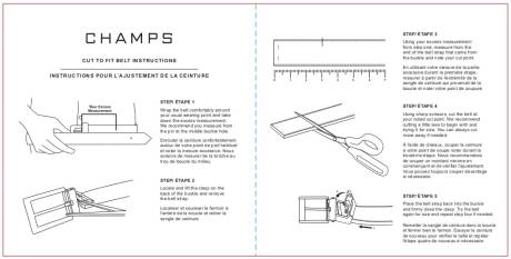 Champs Ceinture réglable en cuir Automatic
