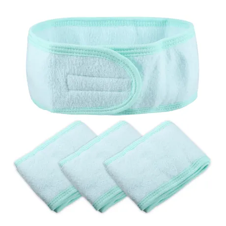 Unique Bargains- 4 Pcs Soft Spa Headband Hair Bands