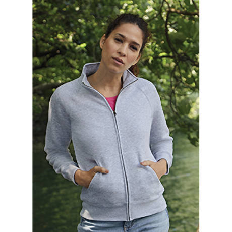 Fruit of the Loom - Ladies/Womens Lady-Fit Sweatshirt Jacket