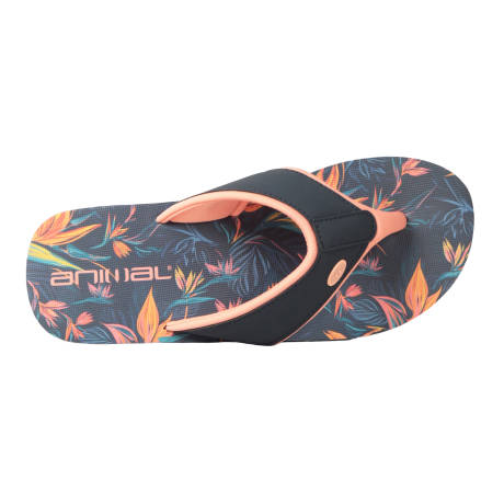 Animal - Womens/Ladies Swish Autumn Leaf Recycled Flip Flops