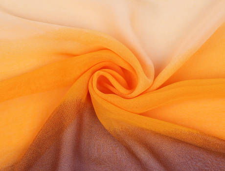 Allegra K- Chiffon Gradient Color Long Wrap Scarf