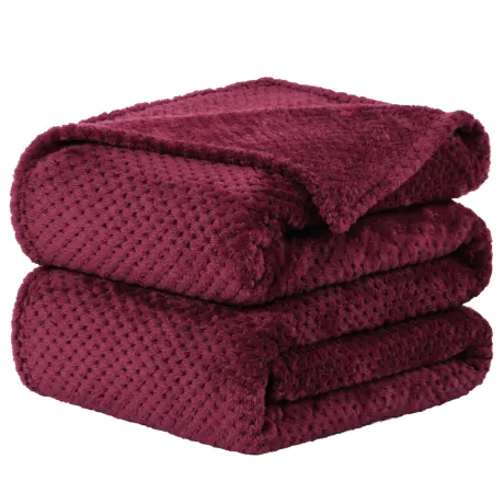 PiccoCasa- Flannel Fleece Bed Blankets (60"x78")