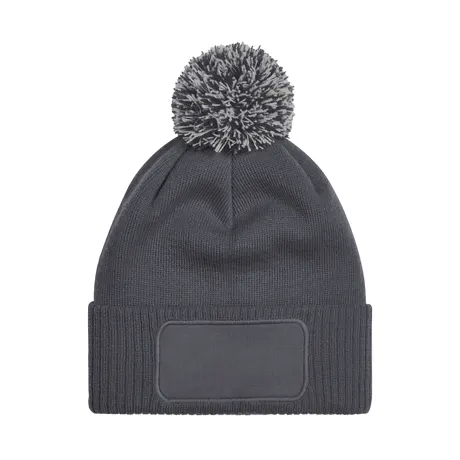 Beechfield - Unisex Adult Snowstar Patch Beanie