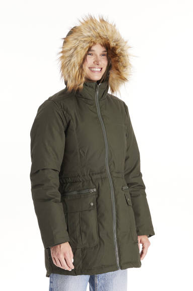 Parka d'hiver en duvet de gabardine - Modern Eternity