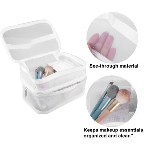 Unique Bargains- Travel Makeup Bag Brush Holder Organizer Waterproof