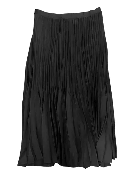 Allegra K - Elastic Waist A-Line Pleated Skirt