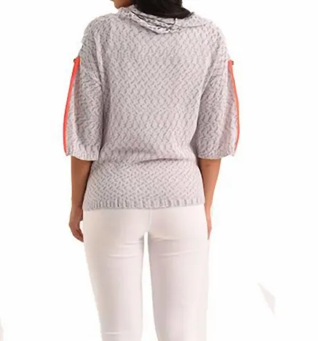 Raquelle Cowl-Neck Crochet Top