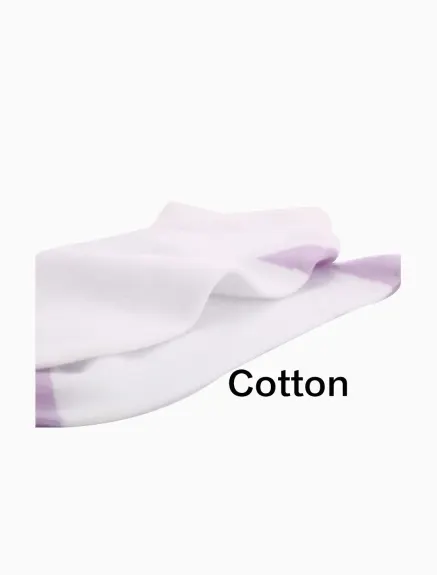 Allegra K- Chaussettes basses respirantes en coton pour femmes 6 paires