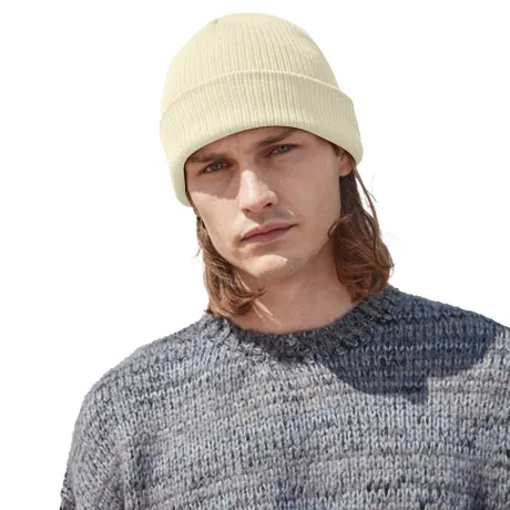 Beechfield - Unisex Adult Natural Cotton Fine Knit Beanie