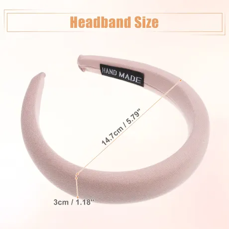 Unique Bargains- 3pcs Fabric Wide Headbands