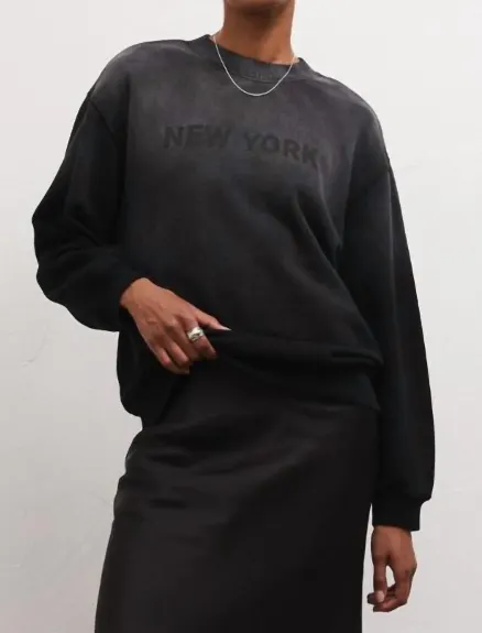 Z Supply SWEAT-SHIRT DESTINATION NEW YORK