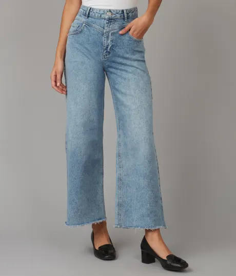 Lola Jeans MILAN-JB High Rise Wide Leg Jeans