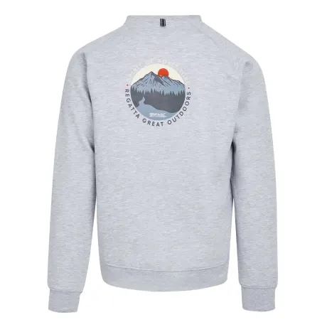 Regatta - Mens Nithsdale Mountain Crew Neck Crop Sweatshirt