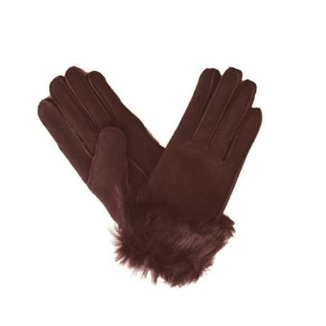 Eastern Counties Leather - Womens/Ladies Toscana Trim Cuff Sheepskin Gloves