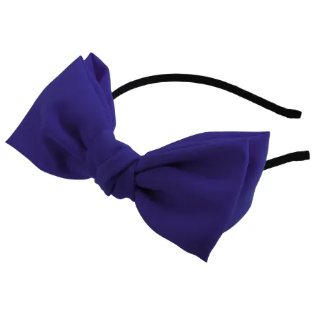 Unique Bargains - Satin Bow Knot Headband Fashion Hairband