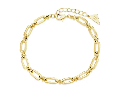 Sterling Forever - Bracelet de chaîne de liaison ovale