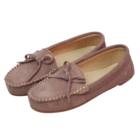 Eastern Counties Leather - Womens/Ladies Suede Moccasins