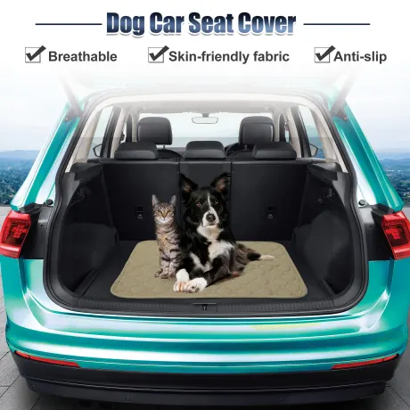 Unique Bargains- 2 Pcs Dog Seat Cover Reuse Car Seat Cover 100x70cm