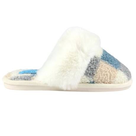 Lunar - Womens/Ladies Kayden Faux Fur Lined Slippers