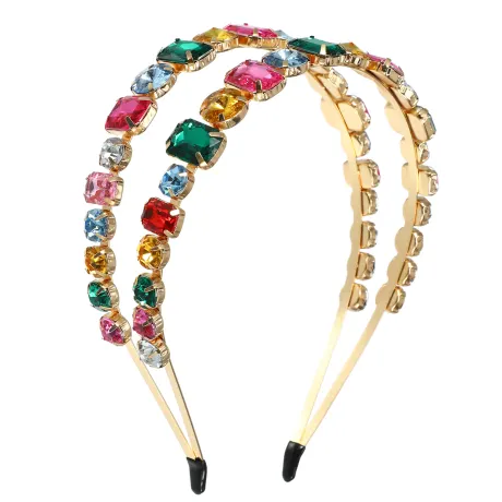 Unique Bargains - Colorful Faux Crystal Hairband