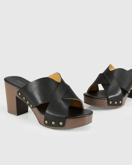 Belle & Bloom Midtown Clog Mule