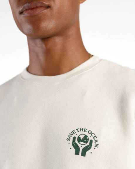 Save the Ocean Bamboo Crewneck