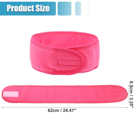 Unique Bargains- 4 Pcs Soft Spa Headband Hair Bands