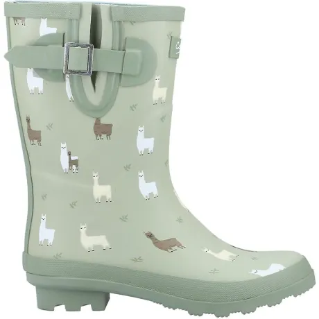 Cotswold - Womens/Ladies Farmyard Sheep Mid Calf Galoshes