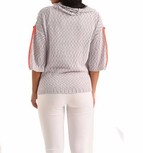 french kyss - Raquelle Cowl-Neck Crochet Top