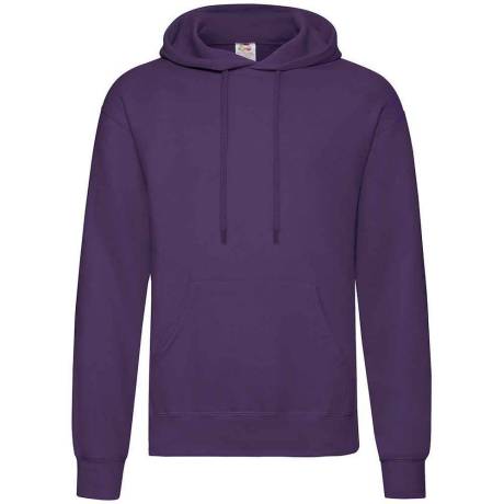 Fruit of the Loom - Adults Unisex Classic Hooded Sweatshirt