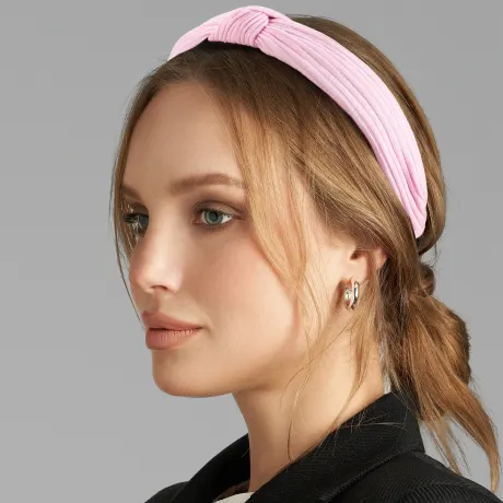 Unique Bargains- Textured Cotton Knot Headband Hairband