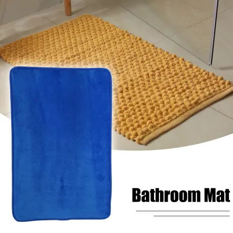 Unique Bargains- Solid Color Bathroom Rug Mat
