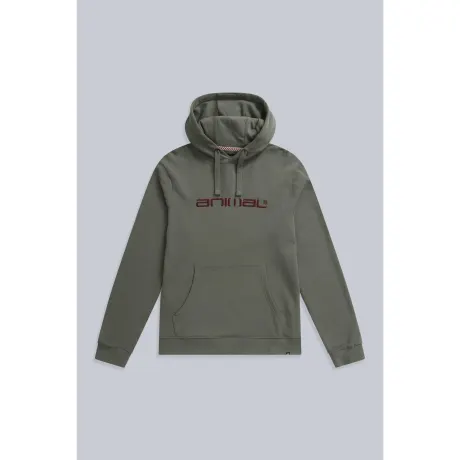 Animal - Mens Driver Logo Natural Hoodie