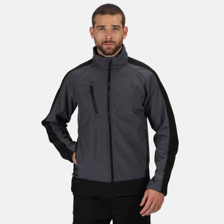 Regatta - Mens Contrast 3 Layer Softshell Full Zip Jacket