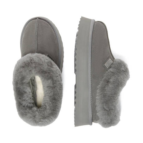 EVERAU Australia Women Leather Slippers- Topknot